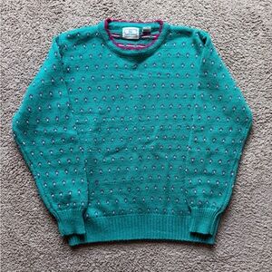 Vintage 1980’s Barry Ashley Floral Sweater Size Women’s Large